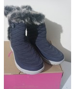 Ryka Shiver Women&#39;s Boots Navy Blue Size 8W Water Repellent Extra Cushio... - $58.81 CAD