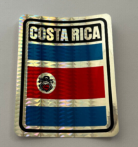 Costa Rica Country Flag Reflective Decal Bumper Sticker Banderia - $6.79