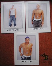 Coop Gang 3 Vintage Press Kit Photos Rare Rap Hip Hop 81/2*11 Inch - £14.95 GBP