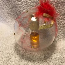 Avon Haiku Awakenings Holiday Ornament Perfume Spray 0.5 Fl. Oz Red &amp; Gold Gift - $17.99