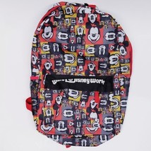 Walt Disney World Official Mickey Mouse Colorblock School Travel Backpac... - £12.36 GBP