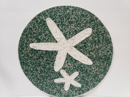 (1) Coastal Collection Beaded Starfish Beach Placemats Home Decor 15&quot;  - $28.70