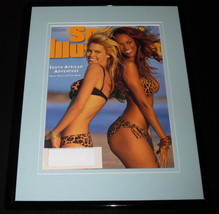 Tyra Banks Valeria Mazza Framed 11x14 ORIGINAL 1996 Sports Illustrated Cover  - £31.54 GBP