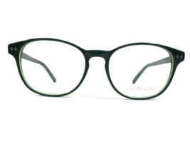 Jill Stuart Eyeglasses Frames JS 351-3 Green Round Full Rim Horn Rim 49-16-140 - £36.60 GBP