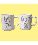 Rae Dunn Easter Coffee Mugs Good Egg/Bad Egg Set of 2 - $10.15