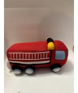 Fire Engine Truck Plush Toy 10” Soft Stuffed Toy Kids Room Decor - $19.99