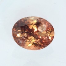 Red Orange Spinel Faceted 6.9 x 5.4 mm Oval Natural Burma Gemstone 1.12 carat - £27.79 GBP