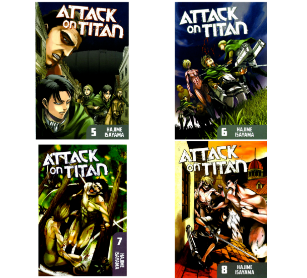 Attack On Titan Manga Full Set English