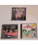 PC CD-ROM Video Game Lot Monopoly Jeff Gordon  Racing Who Want to a Mill... - $110.12 MXN
