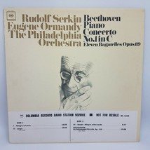 Rudolf Serkin/Ormandy Beethoven Piano Concerto No.1 - Columbia Ml 6238 Nm Promo - £25.99 GBP