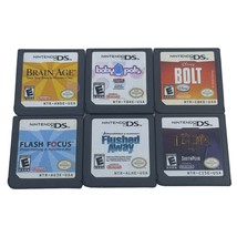 Six Games Nintendo DS/DS Lite No Case No Manual - $35.00