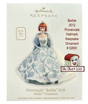 Barbie 2012 Provencale Hallmark Keepsake Christmas Ornament NIB - £20.69 GBP