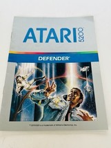 Defender Atari Video Game 2600 Manual Guide vtg 5200 electronics poster 1982 usa - £10.86 GBP