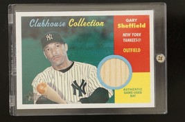 2006 Topps Baseball Clubhouse Collection CC-GS Gary Sheffield Bat Relic Yankees - £8.54 GBP