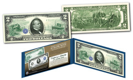 1914 Series $20 Grover Cleveland FRN designed on modern Genuine $2 U.S. Bill - £11.17 GBP