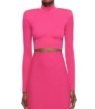 Roland Mouret cropped knit top in Pink - size 6 - £203.86 GBP