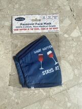 "What Happens At The Seder" Passover Face Mask - 100% Cotton, Non-Medica... - $7.91