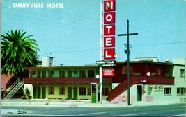 Vtg Chrome Postcard Oakland California CA Motel Emeryville 5425 San Palbo Ave - £9.36 GBP