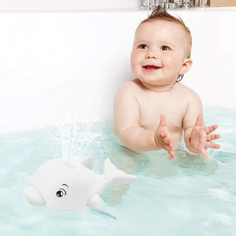  induction spray water toy baby bath toys baby water toy with led light music automatic thumb200