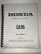 Vintage 1973 HONDA CA95 Motorcycle Parts Catalog HC 35667 2nd Ed.  Reprint Copy - £11.56 GBP