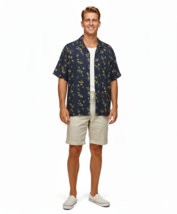 VTG Retro NOS Fun Boxers 50s Look Tropicals Mens Pajamas Shorts Palm Tre... - $34.60