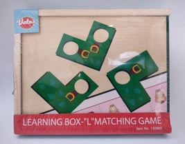 Matching Game Montessori Educational Toy by Vatos &quot;L&quot;  for Toddlers Wooden NEW - £4.95 GBP