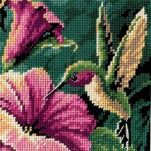 Dimensions Mini Needlepoint Kit 5X5-Hummingbird Drama Stitched In Thread(1 pk) - $739.83 MXN