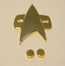 Star Trek: Voyager Lieutenant Communicator and Rank Pips Cloisonne Pin Set NEW - £18.43 GBP