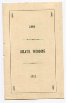 Silver Wedding 1886 1911 Poem Booklet Amanda M Harwood Mr &amp; Mrs George O... - $47.52