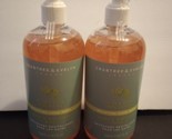 2x Crabtree &amp; Evelyn Pear Pink Magnolia Uplifting Hand Wash 16.9 Fl. Oz Ea  - £25.43 GBP