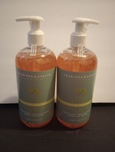 2x Crabtree &amp; Evelyn Pear Pink Magnolia Uplifting Hand Wash 16.9 Fl. Oz Ea  - $32.00