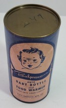 VTG Balproco Auto Car Baby Bottle Food Warmer in Original Tin MCM Rare P... - $24.18