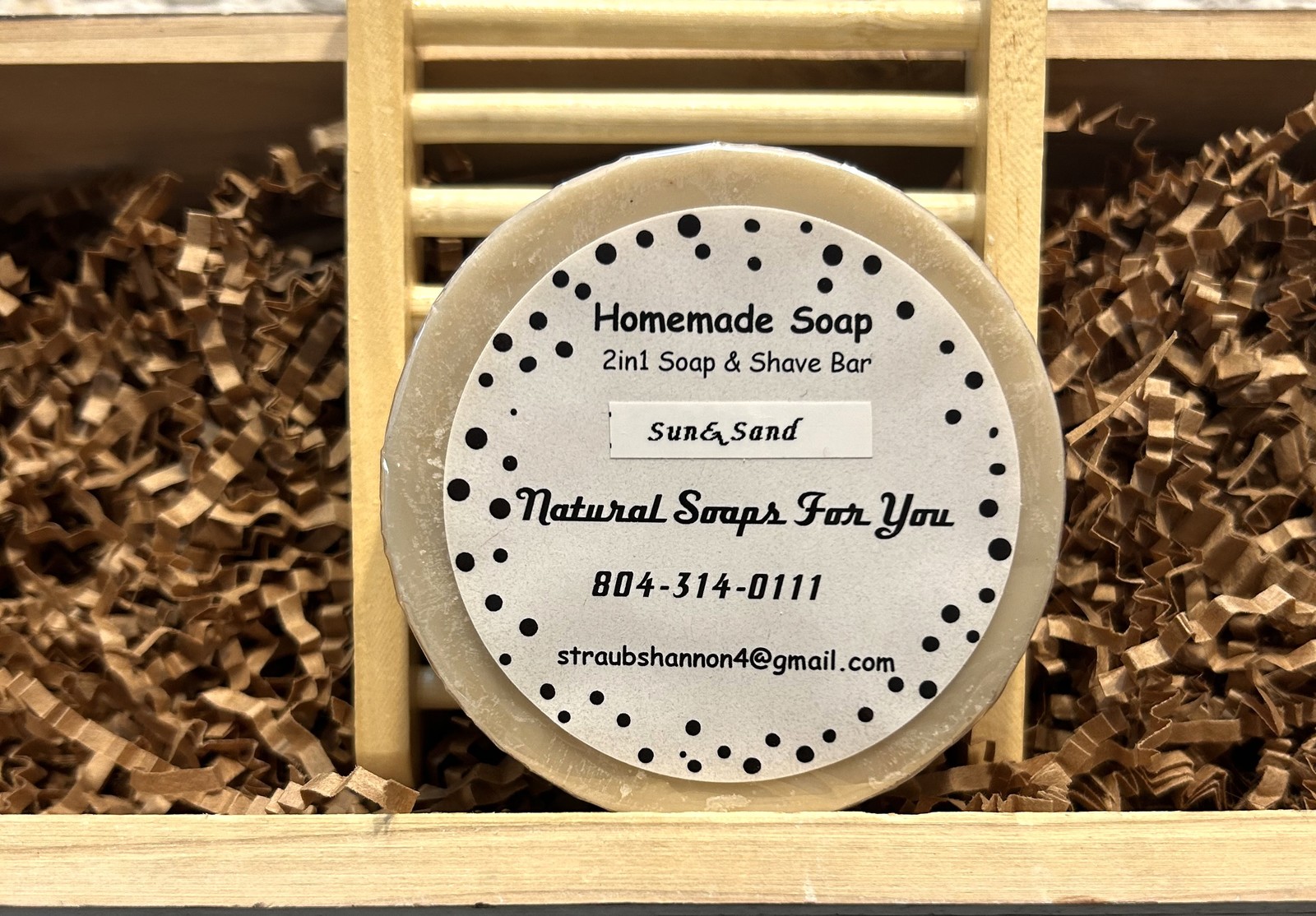 Shea Butter Glycerin “Sun &amp; Sand” Soap &amp; Shave Bar - $6.99