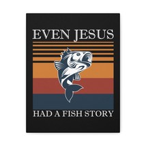  Even Jesus Had A Fish John 21:11 Story Christian Wall Art Bible - £60.74 GBP+