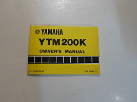 1983 Yamaha YTM200K Operatori Proprietari Manuale Fabbrica OEM Libro 83 - £55.01 GBP