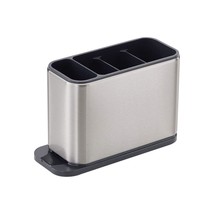 Countertop Organizer Kitchen Caddy Cutlery Drainer, Stainless Steel Utensil Hold - £24.51 GBP