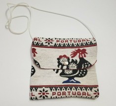 Woven Crossbody Shoulder Bag Rooster Portugal Tapestry - £7.82 GBP