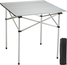 Folding Camping Table (Vevor), 28&quot; X 28&quot;, Silver, Lightweight,, And Cook... - £34.31 GBP