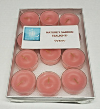 Partylite Tealight 12 Candles NOS &quot;Natures Garden &quot; P1F/V04320 - $12.99
