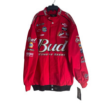 Vtg Nascar Chase Authentics Dale Earnhardt Jr Bud King Of Beers Jacket Xl Nwt - £174.04 GBP