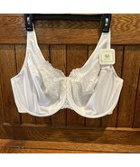 Wacoal  Full Figure Bra 85142 Sz 44DDD Ivory Underwire Lace 4 Hooks NWT - $54.40