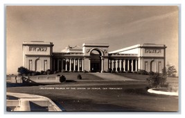 RPPC Palace of Legion of Honor San Francisco CA California UNP Postcard R20 - £3.82 GBP