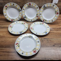 Noritake China Co. SUMMER ESTATE 8⅜” Salad Plate (Homecraft 9212) - Set Of 6 - £37.51 GBP