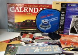 Vtg Nascar Racing Ephemera Lot Calendar Poster Photo Card Sticker Dale Jr 80 90s - £23.34 GBP