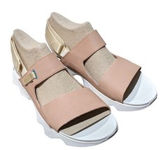 Sorel Kinetic Impact II Sling Low Sandal Sz 12 Honest Beige/ Sea Salt NE... - $1,056.86 MXN