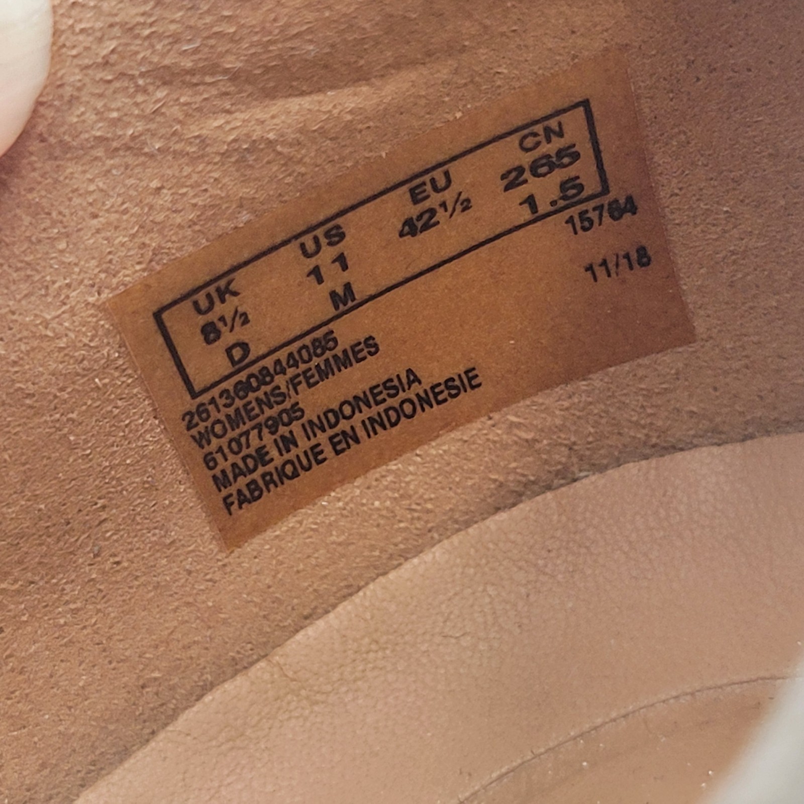 Clarks unstructured Side-Zip Slip-On Shoes Un.Adorn Zip Taupe 8.5 M Item image 14