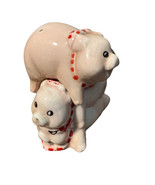Vintage Stacked Pig Salt &amp; Pepper Shaker Set – Adorable Ceramic Farmhous... - $12.45 CAD