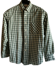 J. Crew Mens Green Multicolor Plaid 100% Cotton Button Up Collared Shirt... - £21.28 GBP