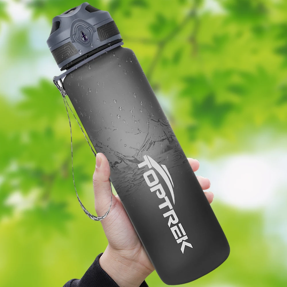 Sporting Toptrek Sporting Water Bottle 650ML/1000ML BPA Free Drinkware Outdoor D - £43.16 GBP