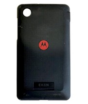 GENUINE Motorola EX225 BATTERY COVER door BLACK cell phone back panel - £3.65 GBP